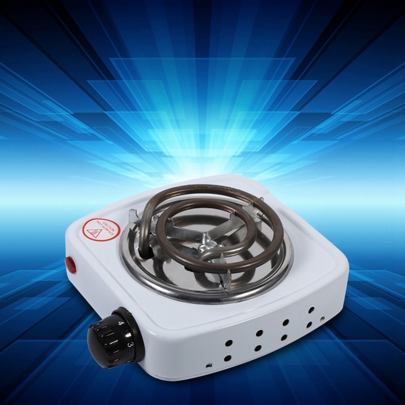 Home Cooking Heater - Elektrische 500W Kochplatte, tragbarer Einzelkocher für