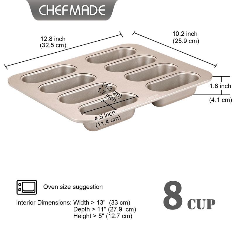 CHEFMADE 8-Fach Ovale Langwürf – Home Cooking Recipes Bewertung und Preis