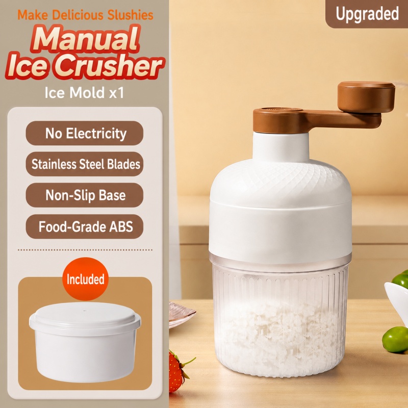 Tragbarer manueller Eiszerklei – Home Cooking Recipes Bewertung und Preis