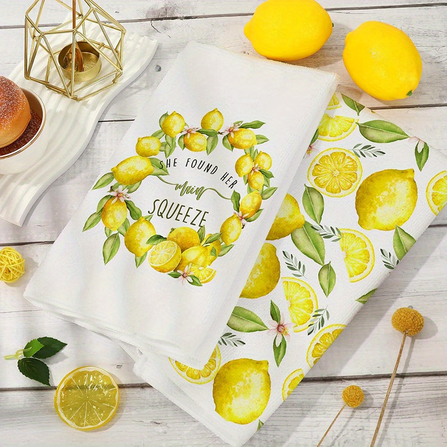 2 Stück, Küchentücher mit Zitr – Home Cooking Cookbook Bewertung und Preis
