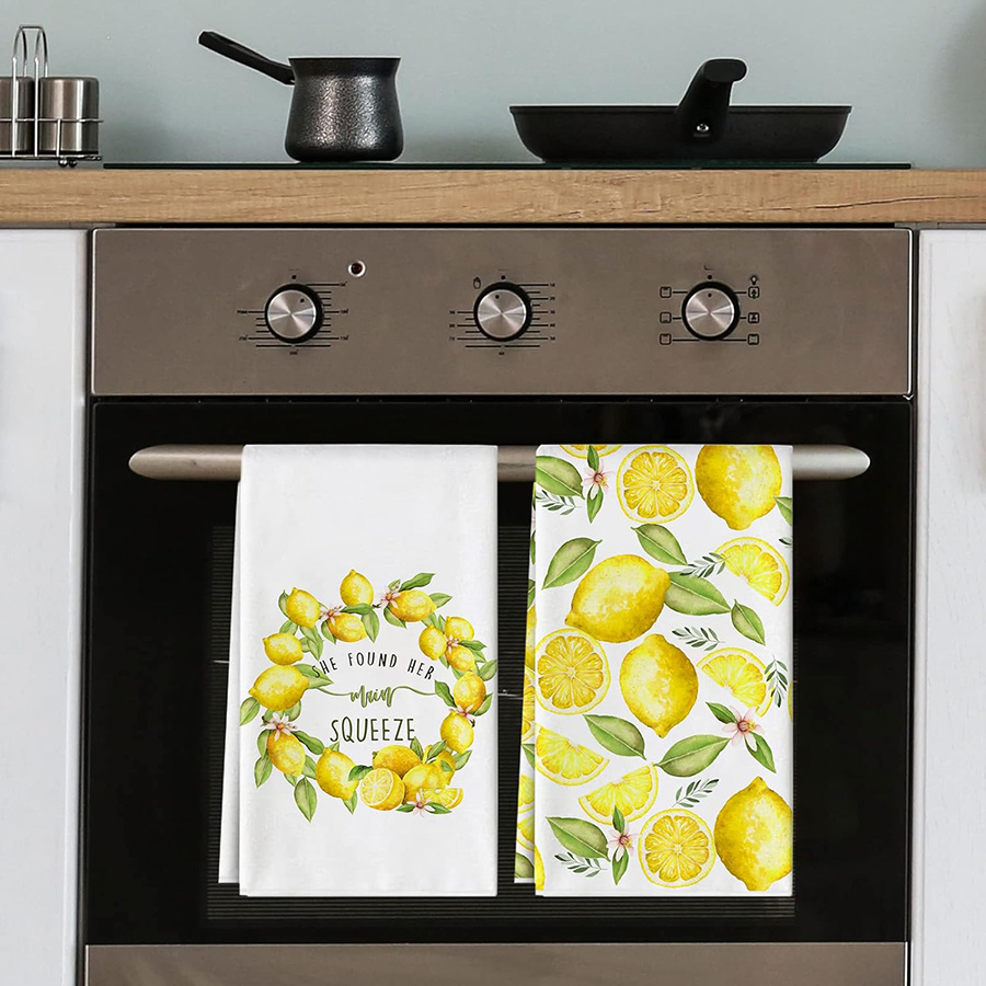 2 Stück, Küchentücher mit Zitr – Home Cooking Cookbook Bewertung und Preis