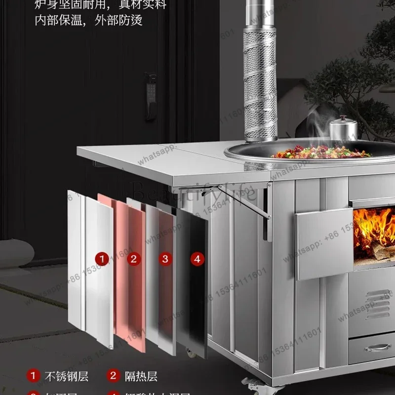 LS Edelstahl-Brennholzöfen Ter – Home Cooking Heater Bewertung und Preis