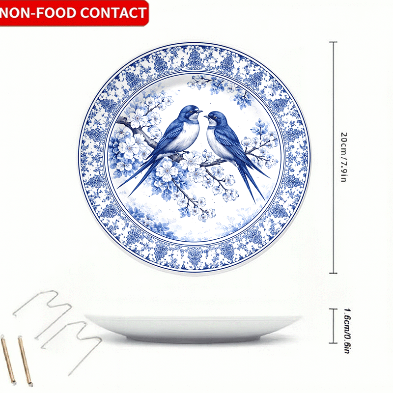 Dekorativer Teller mit blau-we – Home Cooking Recipes Bewertung und Preis